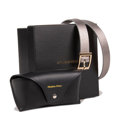PACK Talla M - CINTURON LUNA &amp; ESTUCHE DE LENTES