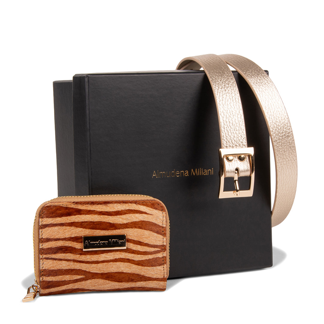 PACK Talla M - CINTURON LUNA &amp; MONEDERO DONA